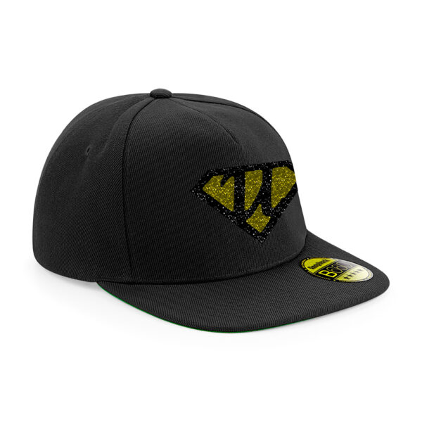 Beechfield 5 Panel Snapback Rapper Cap - Image 3